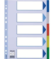A4 5 Renkli Seperatör