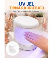 Kalıcı Oje Kurutucu Mini UV Işınlı Taşınabilir Hızlı ve Pratik Oje Kurutucu Yeni Nesil