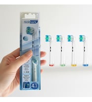 Ticimark Klasik Yumuşak Oral-B İle Uyumlu Diş Fırçası Başlığı - 4 Adet Yedek Başlık