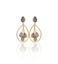 Kadir Jewellery 22 Ayar Altın Kaplama Kadın Sallantılı Küpe -El İşçiliği Ve Hipoalerjenik Küpe