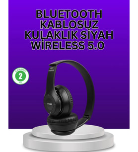Kablolu & Kablosuz Kullanım Seçeneği Sunan Stereo Bluetooth Kulaklık