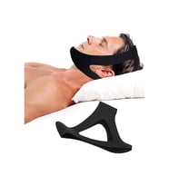 Unisex Siyah Uyku Bandı Horlama Kemeri