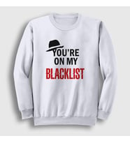 Presmono Unisex Beyaz My The Blacklist Sweatshirt 183588tt