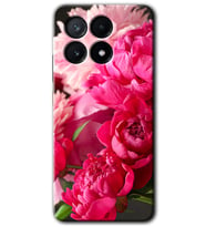 Poco x6 Pro Kılıf HD Desen Baskılı Kılıf - Kırmızı Beyaz Gül