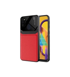 Samsung Galaxy M21 Uyumlu Kılıf Zore Emiks Kapak (Kırmızı)