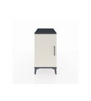 Kronos Komodin 2 Raflı Tek Kapaklı 44x59x80 Antrasit-Aytaşı
