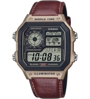 CASIO AE-1200WHL-5AVDF ERKEK KOL SAATİ (KAHVE)