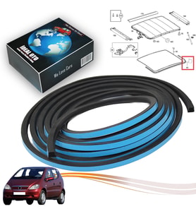 Mercedes W168 1997-2004; A140 A160 A170 A190 A210 İçin Sunroof Fitili (5 Metre) A1687800198