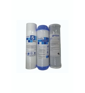 Nsf Onaylı Purefer Açık Kasa Su Arıtma Cihazlarına Uygun 3 Lü Ön Filtre Set