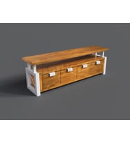 Ntconcept Arona Masif Ahşap Tv Stand