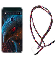 TCL 10L 10 Plus 10SE 20E 20SE 30 L7 Kılıf Boyun Asklı Rasta Silikon Şahin 1756
