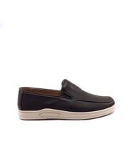 Red Walker 1065-1 Kahverengi Erkek Hakiki Deri Bağcıksız Günlük Ayakkabı