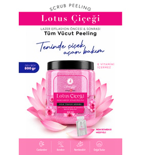 Smoothly Lotus Çiçeği Özlü Canlandırıcı & Yumuşatıcı El Ayak ve Vücut Bakım Peelingi 800gr