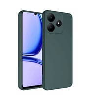 Realme C61 Kılıf First Silikon - Koyu Yeşil