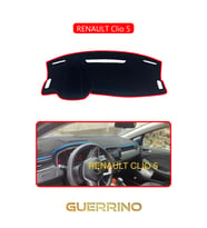 RENAULT Clio 5TORPİDO KORUMA HALISI KIRMIZI KENAR