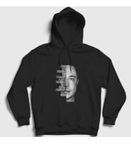 Presmono Unisex Siyah Extraordinary Elon Musk Kapüşonlu Sweatshirt 333697tt