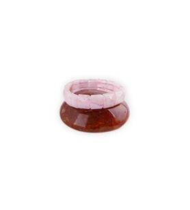 Pembe Kuvars Bileklik Model 2
