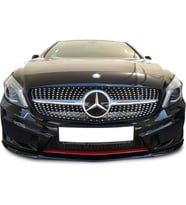 Mercedes CLA Serisi W117 2013 Sonrası Diamond Gri Ön Panjur (Plastik)