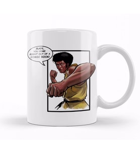 Jim Kelly Comic Kupa Bardak Porselen