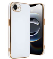 iPhone 16E Kılıf Volet Silikon - Beyaz