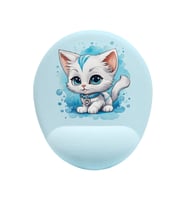 Yavru Kedi Bilek Destekli Kaymaz Buruşmaz Kırılmaz Mouse Pad (Çok Renkli)