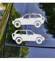 Rav4 2nd gen Kelebek Cam Oto Sticker 17 CM 2 Adet