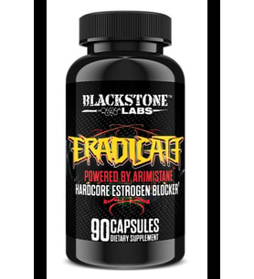 BLACKSTONE LABS ERADICATE (VÜCUTTA SU TUTMAYA-ÖSTROJONE -ARIMISTANE+NAC+SafedMusli) 90 Kapsul.3742 (Renksiz)