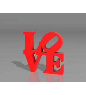 Love Sonsuz Aşk Kırmızıı Ürün hediye 13CM