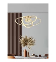 Modern 3'lü Sarkıt Led Avize, Salon, Oturma ve Mutfak İçin Şık Tasarım