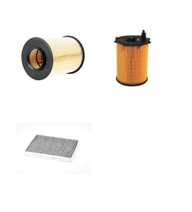 Bosch Filtre Bakım Seti Volvo C30 1.6 D2 115 Beygir Dizel 2007-2012 Hava + Yağ F. + Polen Filtre Bosch