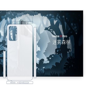 SChitec Redmi Note 11 Pro Uyumlu Fullbody Arka Kaplama Hidrojel Koruyucu Film