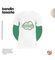 Kendin Tasarla Kişiye Özel Tişört (Beyaz)