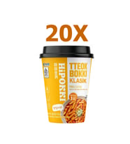 Hipokki Acı Ve Tatlı Soslu Kore Tteokbokki Pirinç Keki 120gr 20'li Set