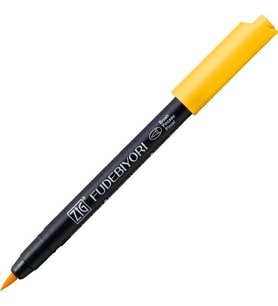 Zig Fudebiyori Brush Pen Fırça Uçlu Kalem 50 YELLOW 