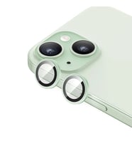 iPhone 15 Uyumlu Gerçek Safir Lens Koruyucu Görüntü Kalitesini Bozmayan Netlik (Yeşil)