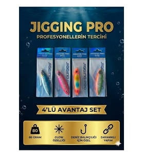 80 Gr Slow Jig Yemi - 4'lü Avantaj Seti