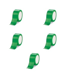 Omeyva Takviyeli Tamir Bandı - İzolasyon Onarım Çadır Bandı - Yeşil - 48 mm x 10 YRD - 5 Rulo