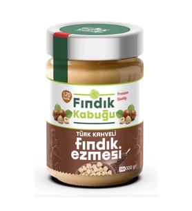Fındık Kabuğu Türk Kahveli %70 Fındık Ezmesi 300 gr x 2 Paket