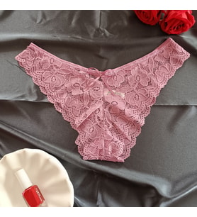 Lara Full Dantel Önü Fiyonk Detaylı Bikini Model Külot