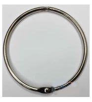 Kilitli Yuvarlak Halka, 5cm - 100 Adet