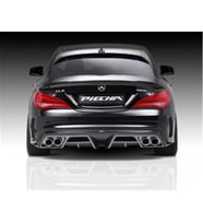 Mercedes CLA W117 AMG (2012-2015) Piecha Arka Tampon Eki - Difüzör (Plastik)