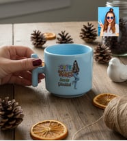 Kişiye Özel Karikatürlü Cute But Aires Koç Burcu T Pastel Kupa Doğum Günü Hediyesi