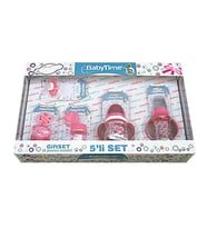Babytime Pembe 5 li Hediyelik Yenidoğan Biberon Seti