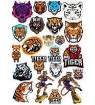 Kaplan Sticker Set 11 25 Parça Telefon, Tablet, Defter, Laptop Sticker