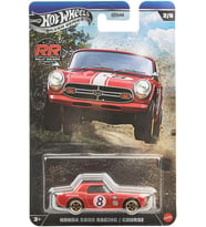 Hot Wheels Gümüş Serisi Ralli Racers Honda S800 Yarış [Kırmızı] 2/5, 1:64 Ölçekli Diecast Oyuncak Ve (Çok Renkli)