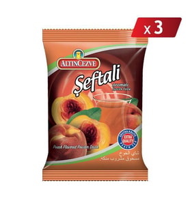 Altıncezve Şeftali Aromalı İçecek Tozu 250 Gr - 3LÜ PAKET