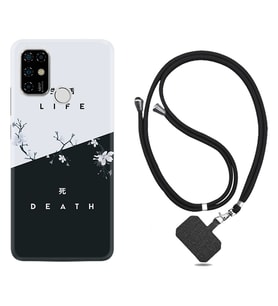 Casper E30 F20 X20 Kılıf Boyun Askılı Silikon Life and Death 1339