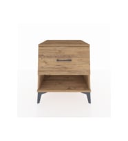 Kronos Komodin Tek Çekmeceli 60x59x64 Çam-Çam