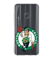 Huawei Honor 20 Lite Uyumlu Kapak Boston Celtics Tasarımlı Şeffaf Silikon Kılıf