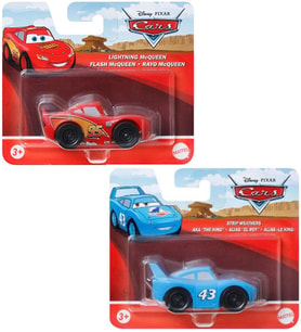 Disney Pixar Cars 2 Araç Set - Lightning (Şimşek) McQueen & Strip Weathers - AKA The King (7 cm)